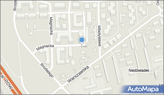 Paczkomat InPost WAW18H, Magnacka 1, Warszawa 02-496