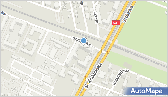 Paczkomat InPost WAW23APP, Aleja Krakowska 291, Warszawa 02-133