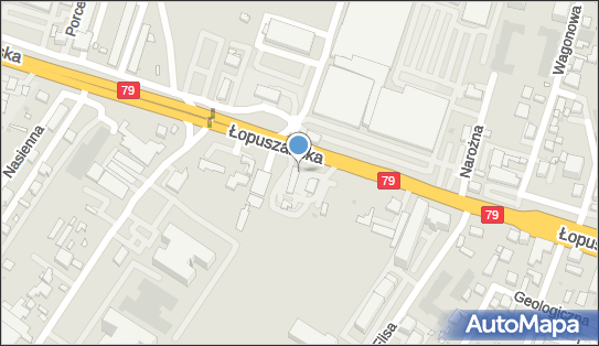 Paczkomat InPost WAW24B, Łopuszańska 29, Warszawa 02-220