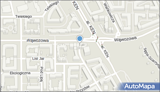 Paczkomat InPost WAW315M, Wąwozowa 17, Warszawa 02-796