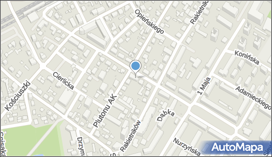 Paczkomat InPost WAW33B, Bohaterów Warszawy 25, Warszawa 02-495