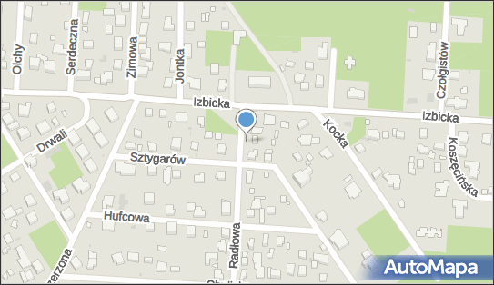 Paczkomat InPost WAW373M, Radłowa 30A, Warszawa 04-827