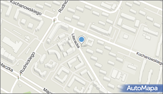 Paczkomat InPost WAW383M, Literacka 18, Warszawa 01-864