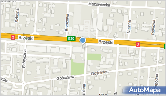 Paczkomat InPost WAW392M, Trakt Brzeski 62, Warszawa 05-077