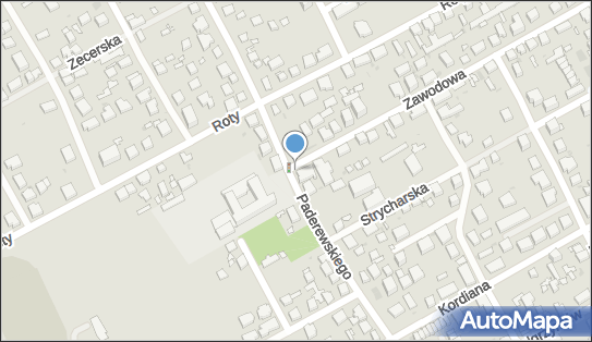 Paczkomat InPost WAW422M, Zawodowa 2B, Warszawa 04-419