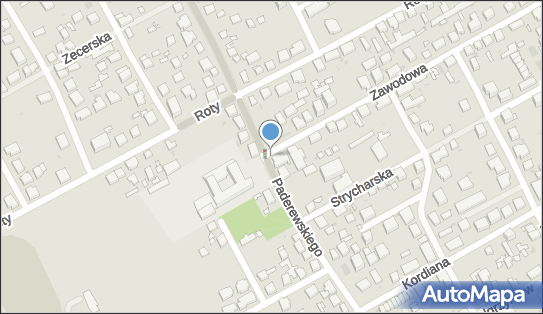 Paczkomat InPost WAW422M, Zawodowa 2B, Warszawa 04-419