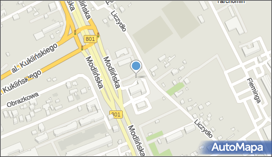 Paczkomat InPost WAW436, Modlińska 144, Warszawa 03-186