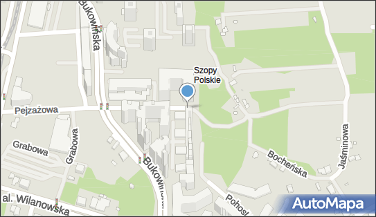 Paczkomat InPost WAW437M, Pejzażowa 2, Warszawa 02-703