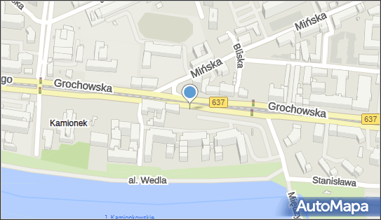 Paczkomat InPost WAW447M, Grochowska 349 349, Warszawa 03-822