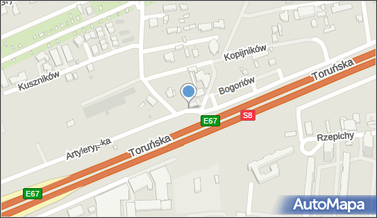 Paczkomat InPost WAW451M, Bogoriów 3, Warszawa 03-279