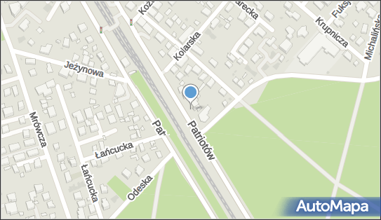 Paczkomat InPost WAW458M, Patriotów 222b, Warszawa 04-701