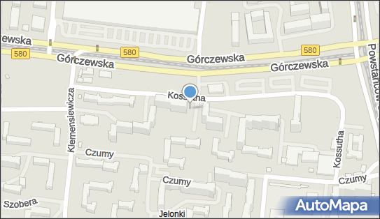 Paczkomat InPost WAW461M, Lajosa Kossutha 8, Warszawa 01-315