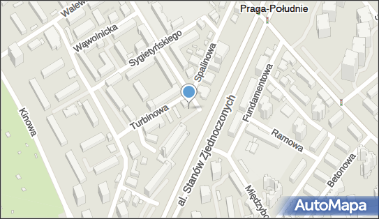 Paczkomat InPost WAW466M, Aleja Stanów Zjednoczonych 53, Warszawa 04-010