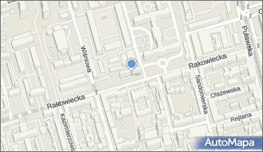 Paczkomat InPost WAW46H, Rakowiecka 2B, Warszawa 02-517