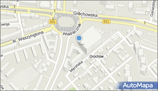 Paczkomat InPost WAW47A, Al. Stanów Zjednoczonych 72, Warszawa 04-036