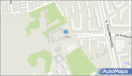 Paczkomat InPost WAW47H, Oś Królewska 28, Warszawa 02-972