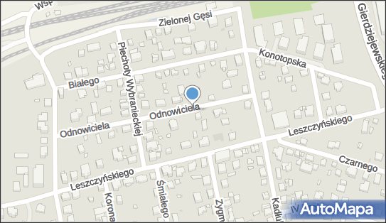Paczkomat InPost WAW496M, Kazimierza Odnowiciela 7A, Warszawa 02-496