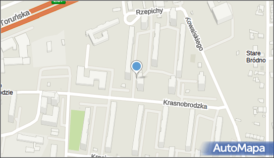 Paczkomat InPost WAW547M, Krasnobrodzka 15, Warszawa 03-214