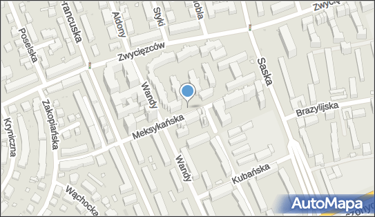 Paczkomat InPost WAW55N, Meksykańska 5, Warszawa 03-948