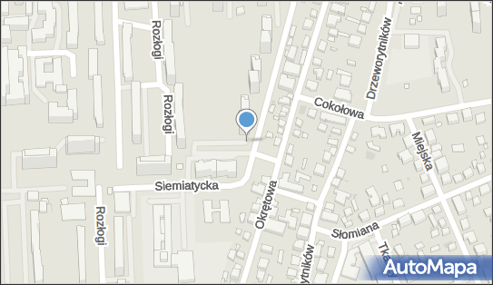 Paczkomat InPost WAW56AP, Siemiatycka 5, Warszawa 01-312