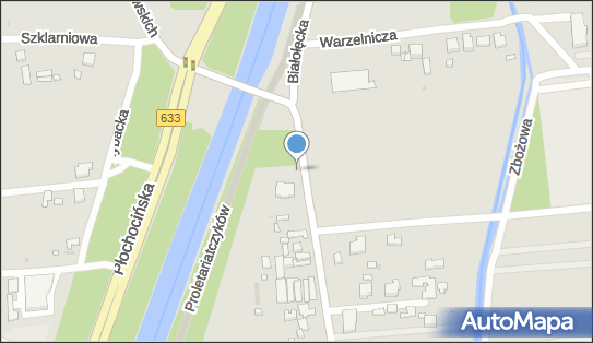 Paczkomat InPost WAW591M, Białołęcka 373, Warszawa 03-253