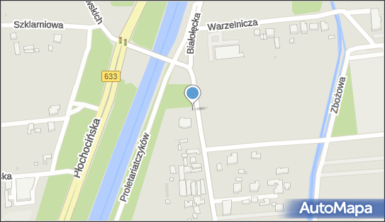 Paczkomat InPost WAW591M, Białołęcka 373, Warszawa 03-253