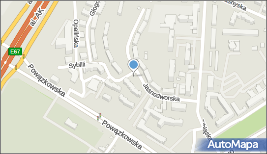 Paczkomat InPost WAW596M, Jasnodworska 5, Warszawa 01-745