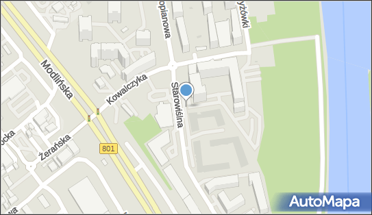 Paczkomat InPost WAW608M, Starowiślna 3, Warszawa 03-193