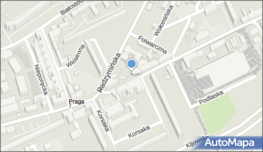 Paczkomat InPost WAW609M, Radzymińska 6, Warszawa 03-752