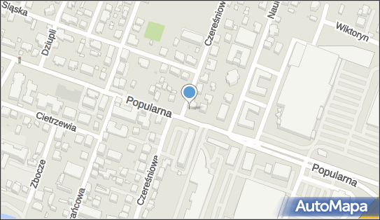 Paczkomat InPost WAW612M, Popularna 61, Warszawa 02-457