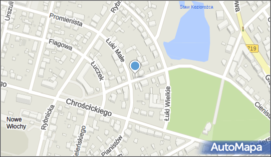 Paczkomat InPost WAW621M, Obrońców Pokoju 12, Warszawa 02-435