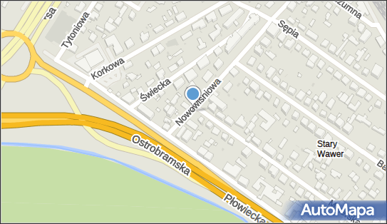 Paczkomat InPost WAW64BAPP, Minerska 73, Warszawa 04-506