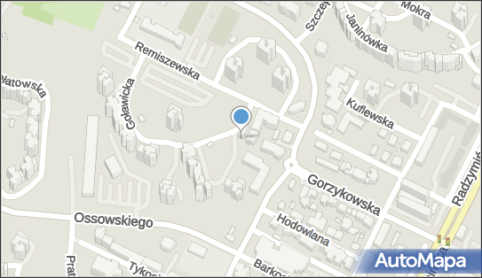 Paczkomat InPost WAW669M, Goławicka 1B, Warszawa 03-550