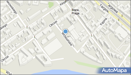 Paczkomat InPost WAW697M, Wrzesińska 6, Warszawa 03-713