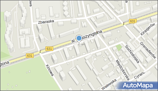 Paczkomat InPost WAW70BAPP, al. Jerzego Waszyngtona 98A, Warszawa 04-015