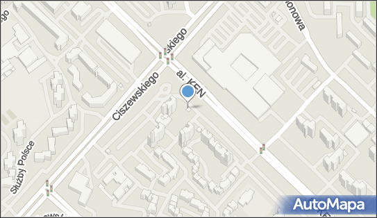 Paczkomat InPost WAW70H, Hawajska 21, Warszawa 02-776