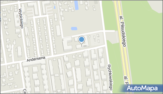 Paczkomat InPost WAW75BAPP, Christiana Andersena 45, Ząbki 05-091