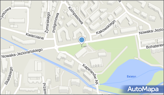 Paczkomat InPost WAW77M, Jana Nowaka-Jeziorańskiego 35, Warszawa 03-982