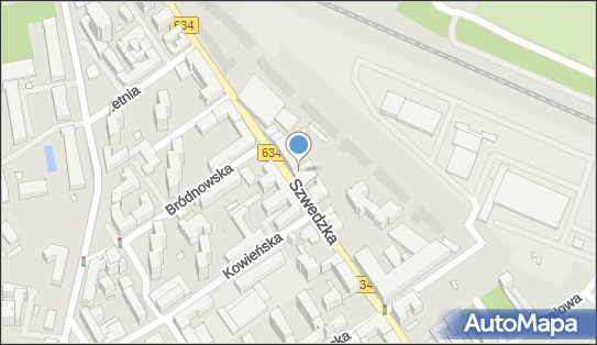 Paczkomat InPost WAW780M, Szwedzka 26, Warszawa 03-419