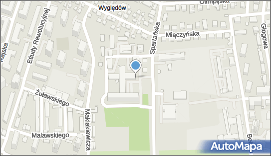 Paczkomat InPost WAW78HP, Spartańska 1, Warszawa 02-637