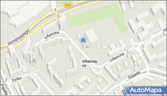 Paczkomat InPost WAW802M, Inflancka 8, Warszawa 00-189