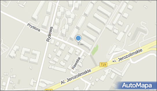 Paczkomat InPost WAW803M, Prystora 4, Warszawa 02-497