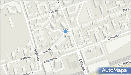 Paczkomat InPost WAW804M, Twarda 51/55, Warszawa 00-818