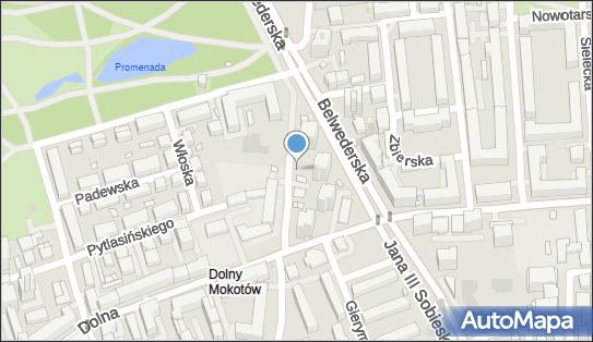 Paczkomat InPost WAW80BAPP, Belwederska 3, Warszawa 00-761