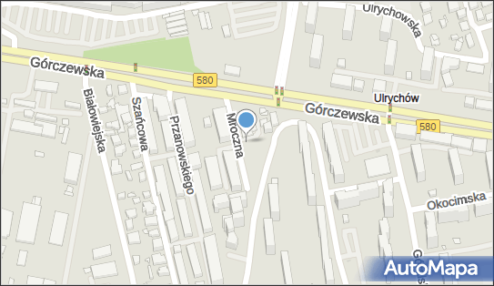 Paczkomat Inpost WAW83A, Mroczna 33, Warszawa 01-456