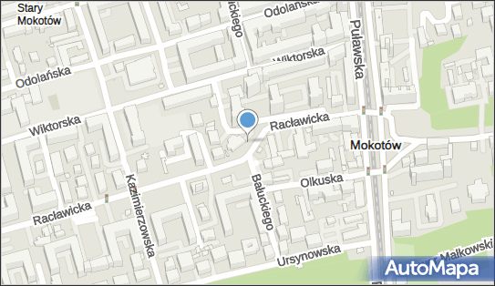 Paczkomat InPost WAW83BAPP, Racławicka 10, Warszawa 02-601