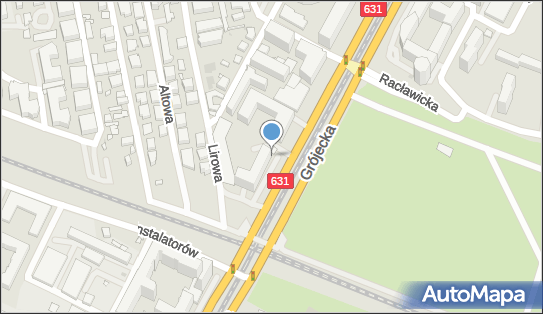 Paczkomat InPost WAW84BAPP, Grójecka 216, Warszawa 02-390