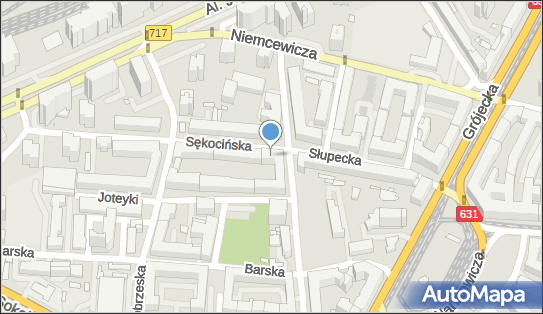 Paczkomat InPost WAW85H, Kaliska 15, Warszawa 02-316