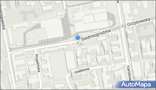 Paczkomat InPost WAW86HP, Siedmiogrodzka 3 lok. U7, Warszawa 01-204