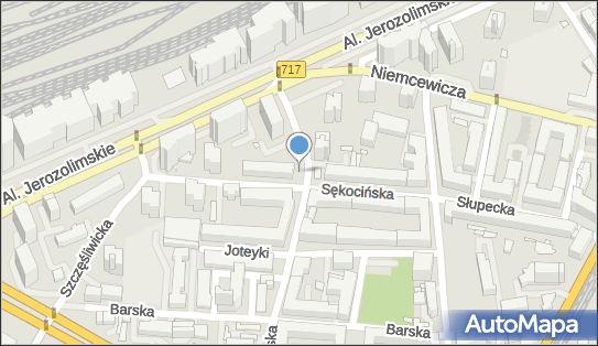 Paczkomat InPost WAW86H, Sękocińska 14, Warszawa 02-313